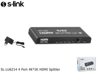 S-LINK SL-LU6214 4 PORT 4K*2K HDMI SPLITTER